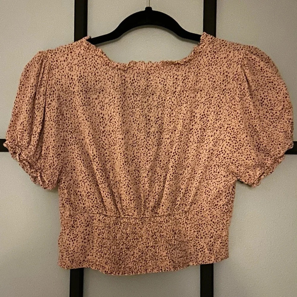 Paper Crane dotted crop top - Picture 3 of 4